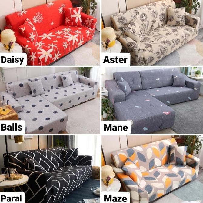 Grosir Cover/Sarung Sofa Motif 2 Seater