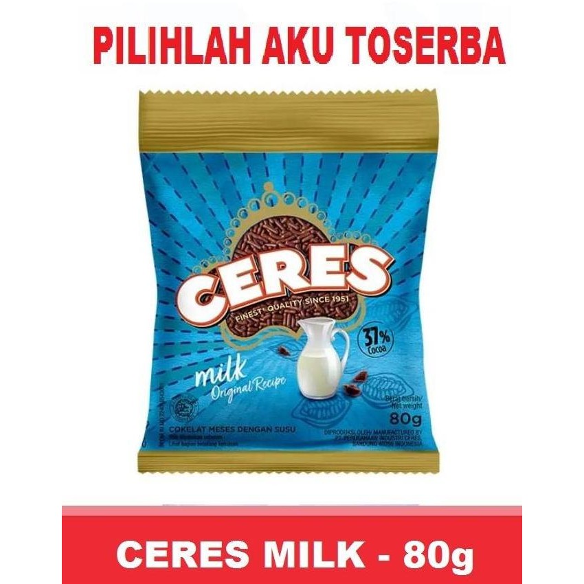 

Promo Meses Ceres Milk 80 Gram - (Harga Per Box Isi 12 Sachet)