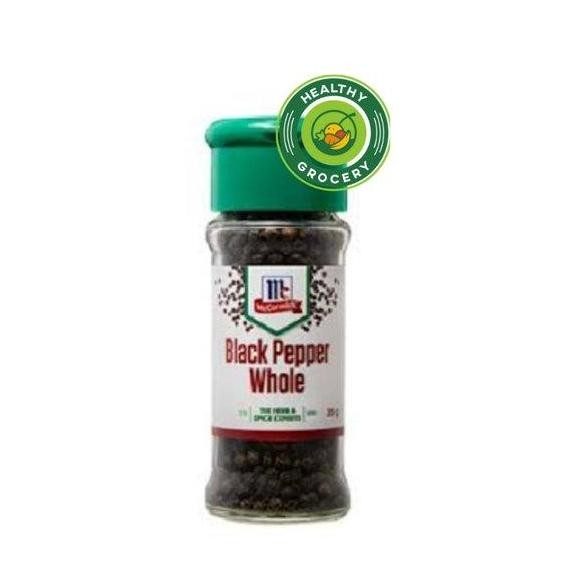 

*****] McCormick Black Pepper Whole 35 gr Lada Hitam