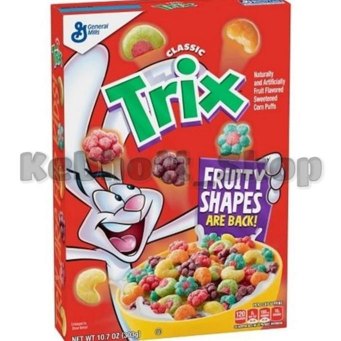 

Murah Sereal General Mills Trix Classic 6 Fruity Shapes Cereal 303Gr