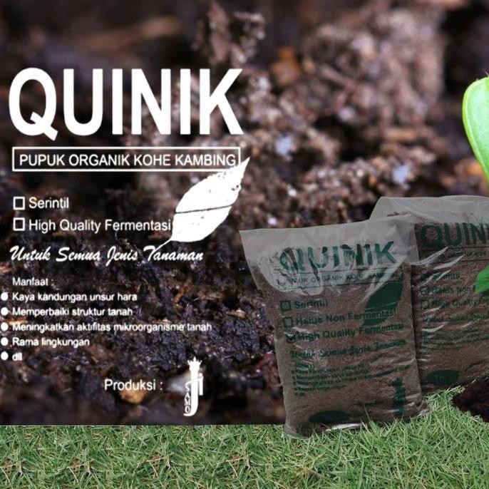 

Terlaris Pupuk Organik Kohe Kambing (Pupuk Kandang Fermentasi Halus) 1Kg Quinik