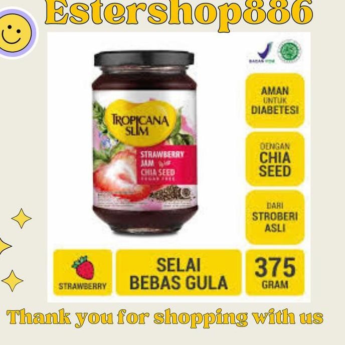 

Grosir Tropicana Slim Strawberry Jam Selai Stroberi 375 Gram