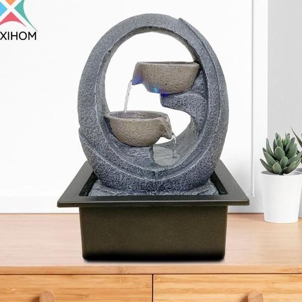 Oihom W810 Water Fountain Ornament Article Taman Air Mancur Ni Garden Abtra Deorai Indoor Dan Outdoo