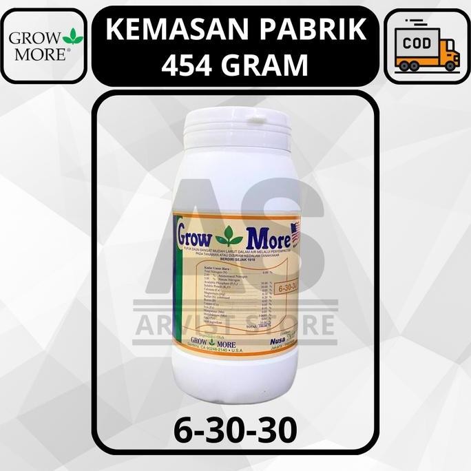 

Terlaris Pupuk Grow More 6 30 30 454 Gram Npk Buah Masa Generatif
