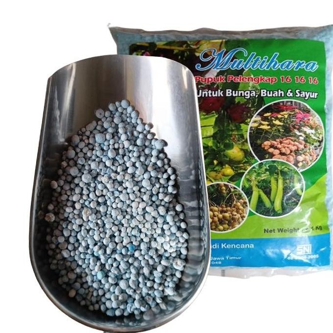 

Terlaris Pupuk Butiran Npk 16-16-16 Penyubur Tanaman Bunga, Buah Dan Sayur 100Gr