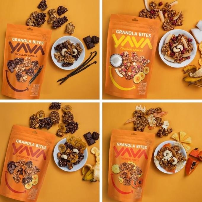 

Baru Yava Snack Sehat Granola Bites 125 Gram