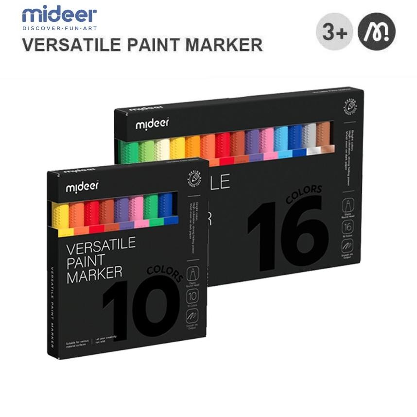 

Terlaris Mideer Md6240 - Md6141 Versatile Paint Marker 16 Colors Washable Erasable Spidol Wipe And Clean Spidol 10/16 Warna Warni Anak Mudah Di Hapus Murah