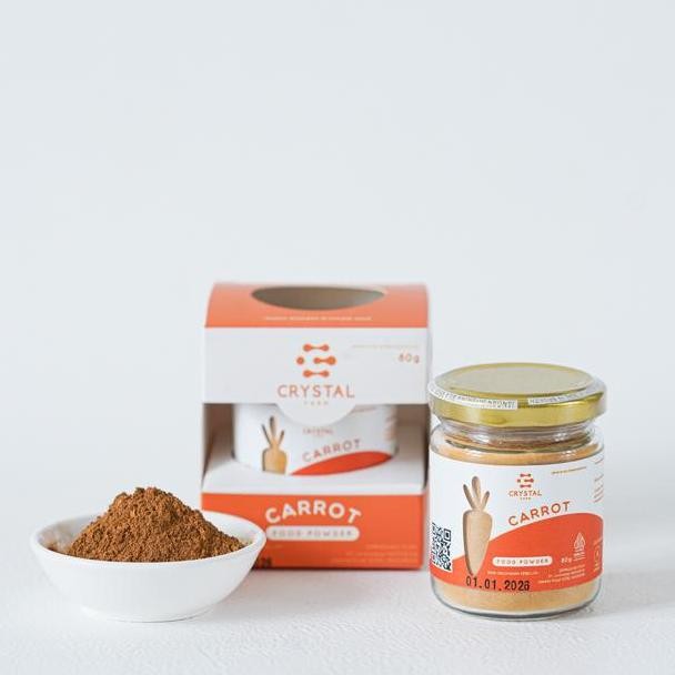 

Crytal Farm Carrot Food Powder 80Gr Bubu Wortel Bumbu Mpai