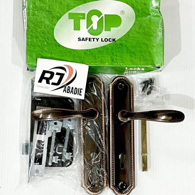 Handle Gagang Kunci Pintu Kecil Model Lama Mortise Door Locks Set NAPOLI TOP Asli