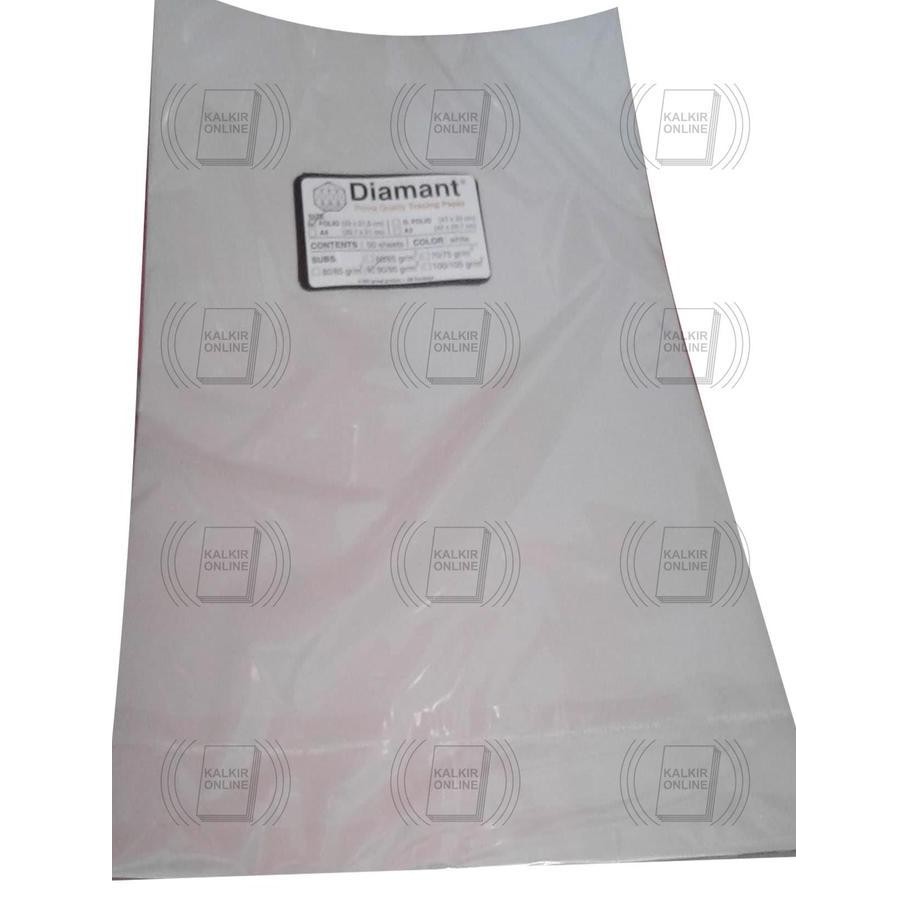 

BEBAS ONGKIR - Kertas Kalkir /Transparant Paper Folio 90/95 gram merk Diamant 50 pcs