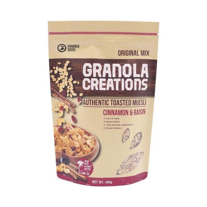 

Baru Granola Creation Cinnamon Raisin Original Mix - Sarapan Sehat 400 Gr