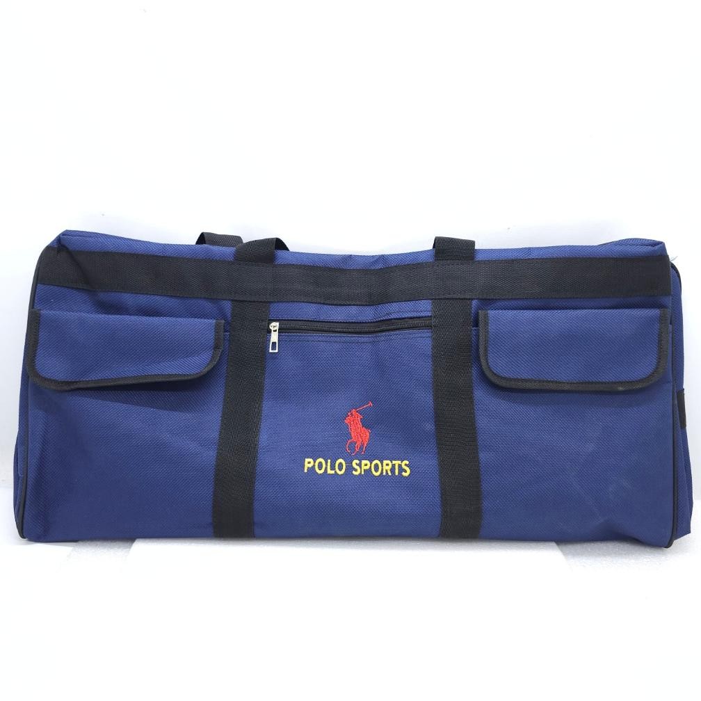 TAS PAKAIAN POLO KAIN KANVAS PANJANG MURAH / TRAVEL BAG POLO KAIN BESAR MURAH BARU / TAS BERANGKAT P
