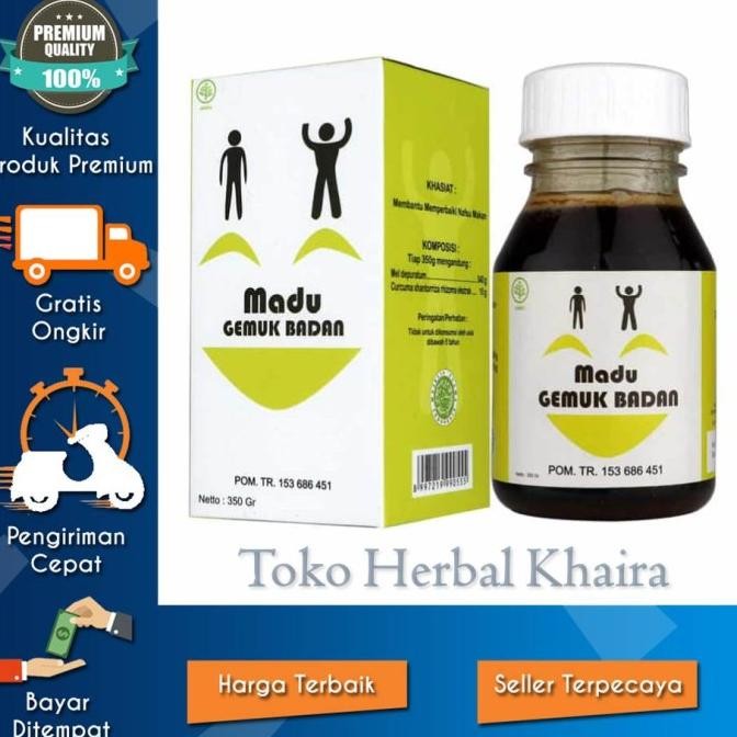 

BARU MADU GEMUK BADAN 350 GRAM PENAMBAH BERAT BADAN