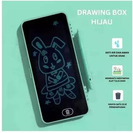 

Sd83 Ukuran Besar Drawing Box Kotak Pensil Dan Papan Coret Kreatif Anak Dengan Digital Pad Edukasi