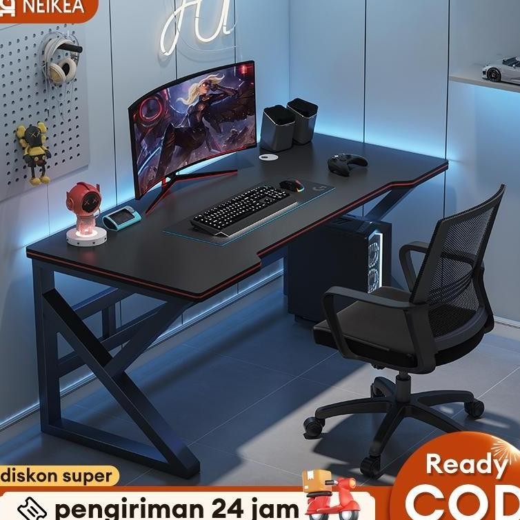 Meja Gaming Minimalis Meja Belajar Meja Komputer Meja PC  140cm Meja Komputer Laptop