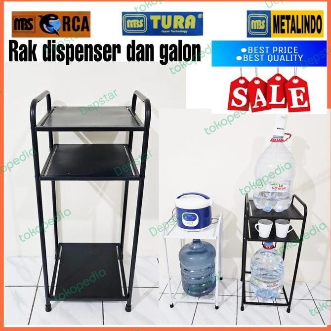 rak dispenser galon full besi rak ricecooker rak dapur Termurah