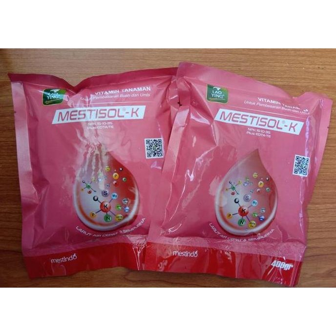 

Terlaris Pupuk Pembesar Buah Dan Umbi Mestisol - K Npk 15-10-35 400Gr