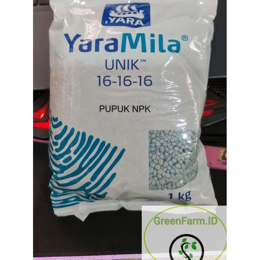 Terlaris Pupuk Yaramila Unik Npk 16-16-16 1 Kg