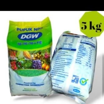 

Terlaris Pupuk Npk Dgw 16-16-16+Te 5 Kg Kemasan Pabrik