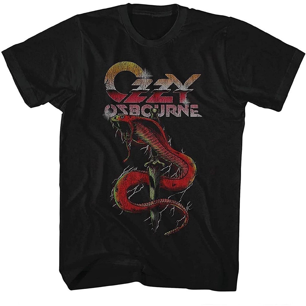 Baju Kaos Ozzy Osbourne Mens Rock Shirt Prince of Darkness - Classic Rock Vintage T-Shirt Premium Co