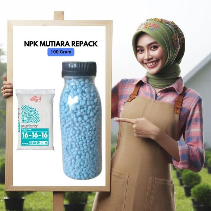 

Terlaris Npk Mutiara 16 16 16 Repack 100 Gram Kemasan Botol