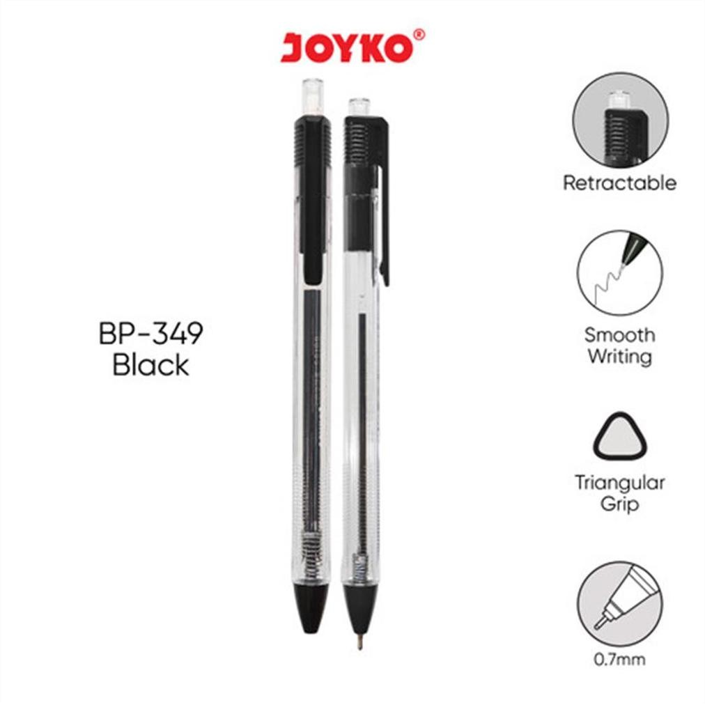 

Ready Ball Pen Pulpen Pena Joyko Bp-349 Vokus Trans 0.7 (12Pcs)