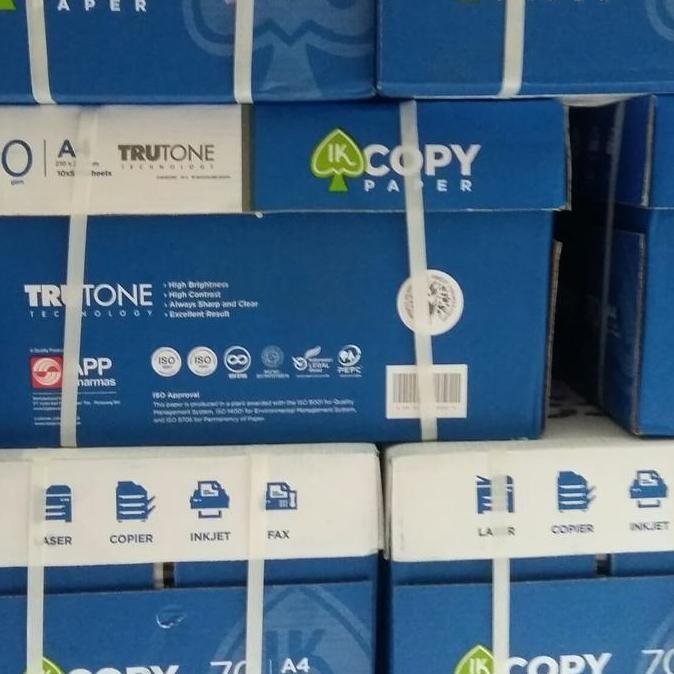 

TERBARU - Kertas HVS Fotokopi IK Copy Paper A4 70gr per dus