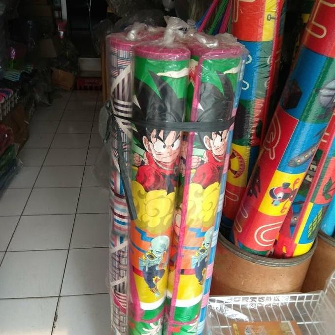baru tiker gulung plastik/ karpet lantai motif / lipat
