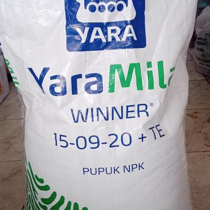 

Terlaris Pupuk Npk Yaramila Winner 15-09-20+Te Kemasan Repack 1 Kg