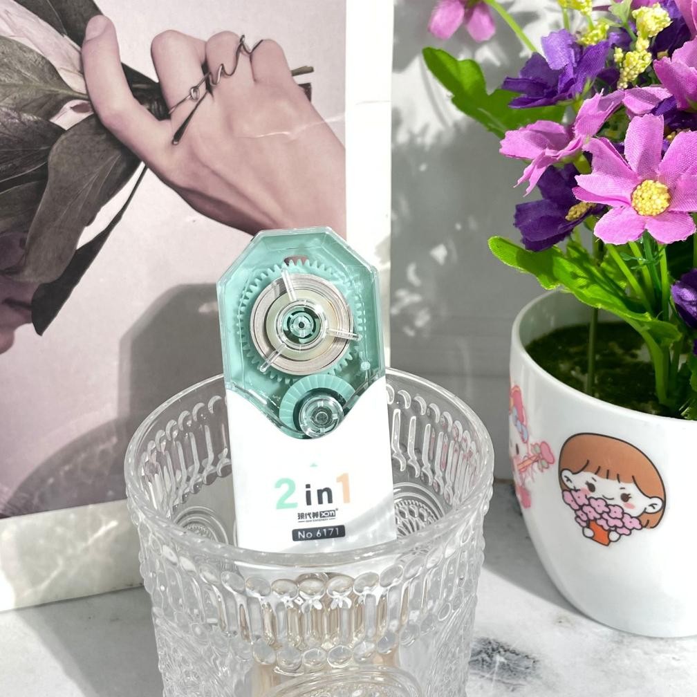 

Ready Correction Tape 2In1 Unik Dua Sisi Double Head Xdm-6171 Harga Termurah / Tipex Roll 1 Set Isi 2 Pcs Warna Cute Model Lucu Alat Tulis Sekolah Dan Kantor Stationary Kekinian Grosir Dan