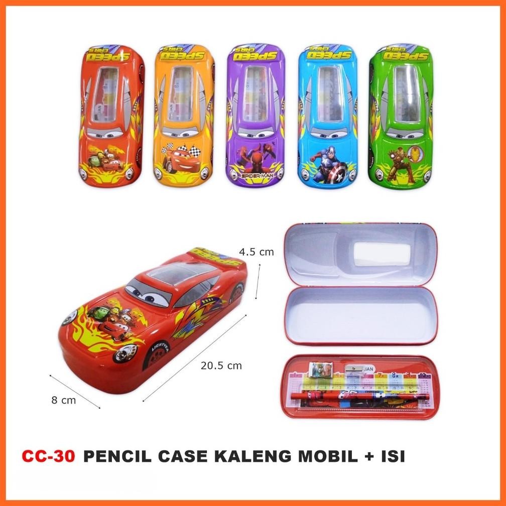 

Ready Kotak Pensil Kaleng Model Mobil Cars Pencil Case Kaimb