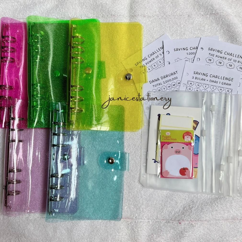 

Ready Paket Hemat Binder Keuangan A6