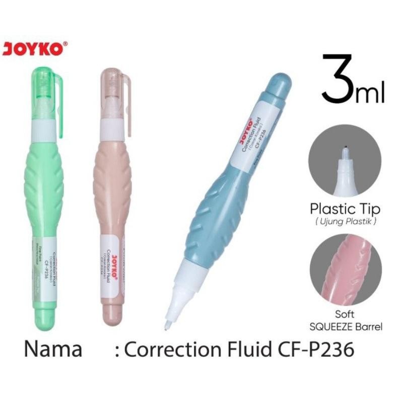 

Ready Correction Fluid Joyko Cf-P235 Tipex (1Pak/12Pcs)