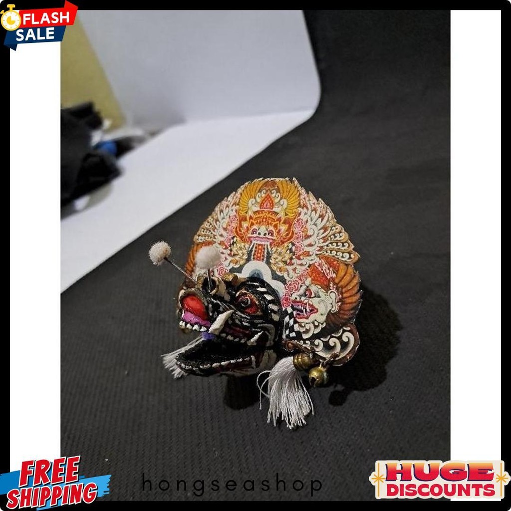 Barongan Devil Putih Telon Gantungan Kunci Unik Sungut Diskon