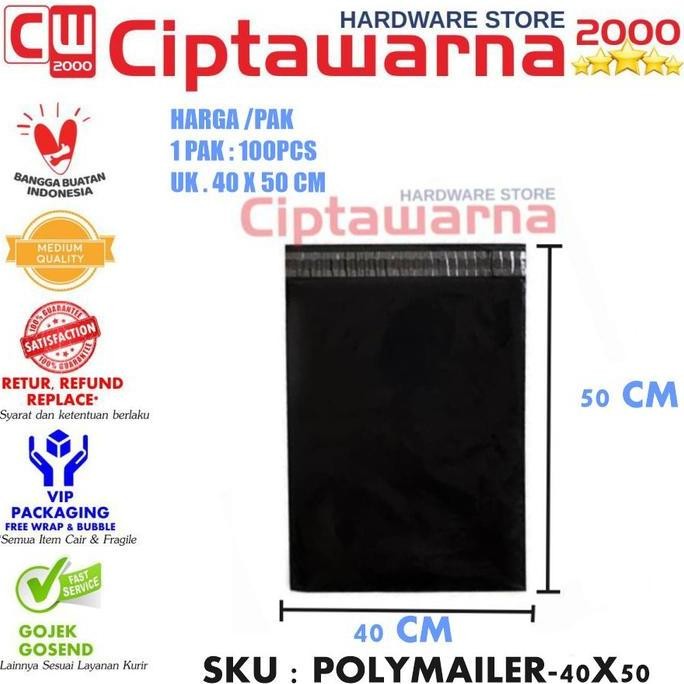 

^^^^^] Kantong Plastik Packing Online Amplop Plastik Polymailer 40 X 50 CM