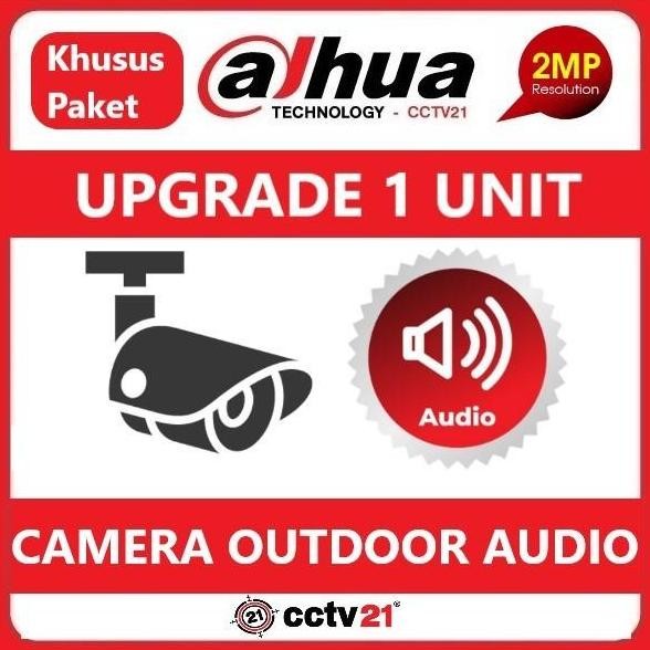 UPGRADE CCTV DAHUA 2MP Outdoor AUDIO Khusus Paket CCTV Dahua
