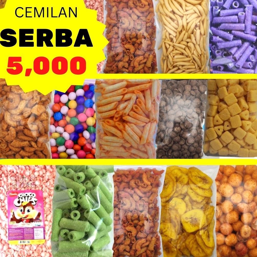 

Ready stok Terlaris Aneka Cemilan Serba 5 Ribu Camilan Murah 5 Ribu Bebas Pilih Rasa Makanan Ringan Snack Termurah