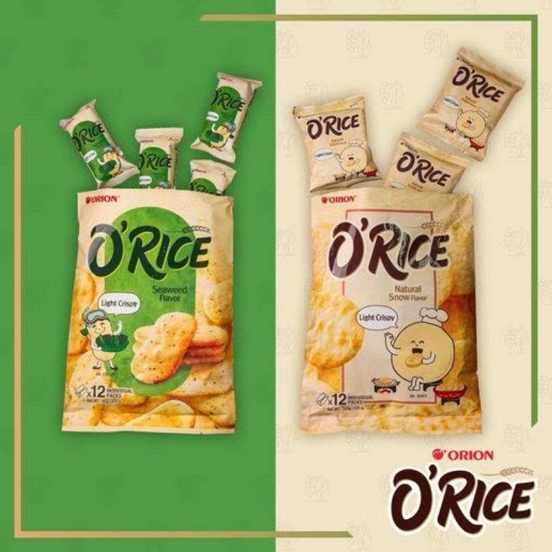 

Ready stok Terlaris Jajan Snack Import Ecer O'Rice Crackers Snack Vietnam PER PCS Termurah