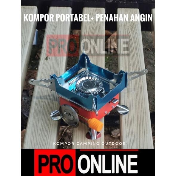 Kompor Portable Windproof Alat Masak Camping Outdoor