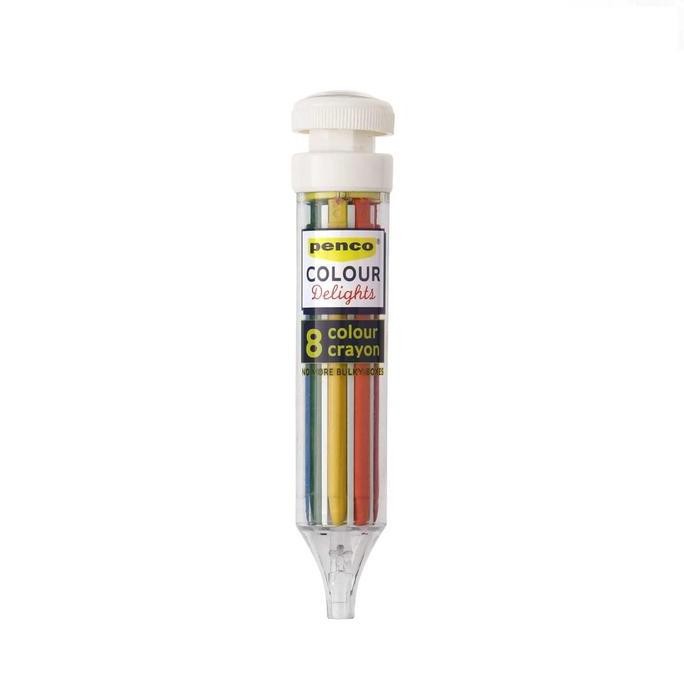 

High Tide Penco 8 Color Crayon Colour Delights lti Crayon Pen