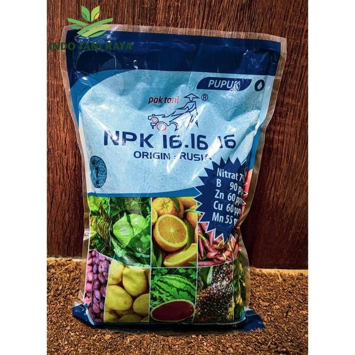

Terlaris Npk Pak Tani Biru 16-16-16 1 Kg (Pupuk)