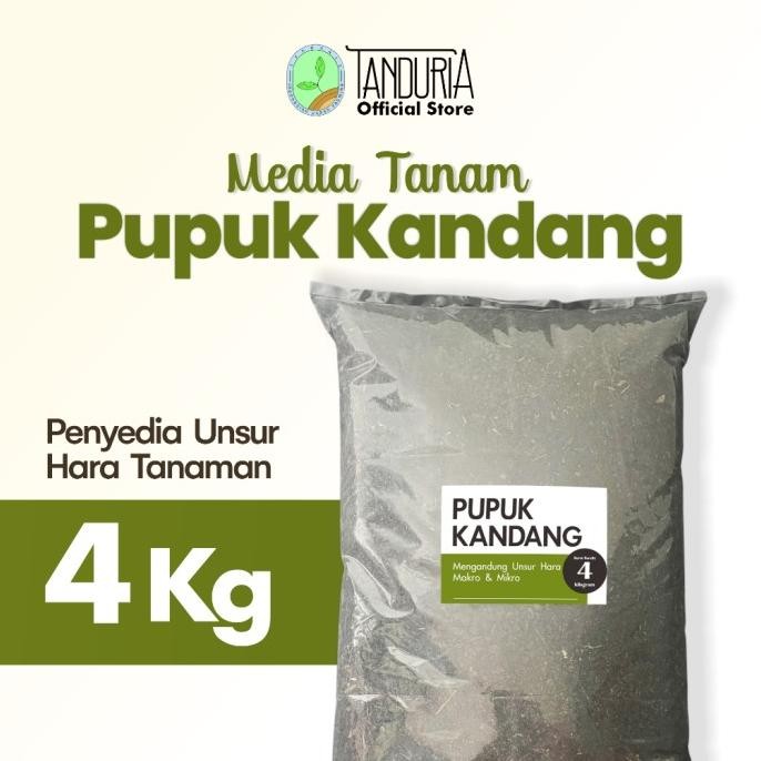 

Terlaris Produk Terbaru! Tanduria - Pupuk Kandang 4Kg Kambing Media Tanam Bebas