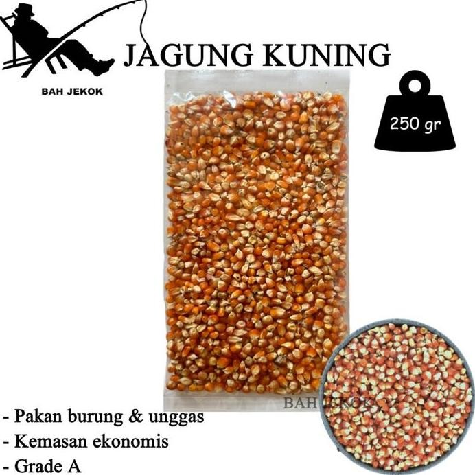 

Terlaris Jagung/Pakan Burung/Pakan Ayam/Pakan Burung/Jagung Kuning Kiloan (250Gr)