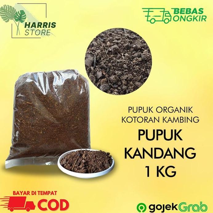 

Terlaris Pupuk Kandang Kambing / Pupuk Organik Kotoran Hewan (Kohe) - 1 Kg