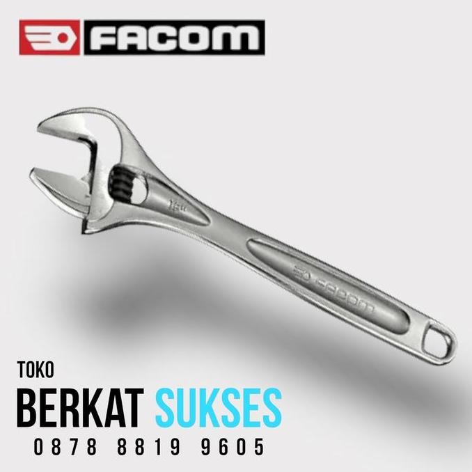 Miliki Kunci Inggris Facom Adjustable Wrench 10 Inch 113A.10C - Fm0002628