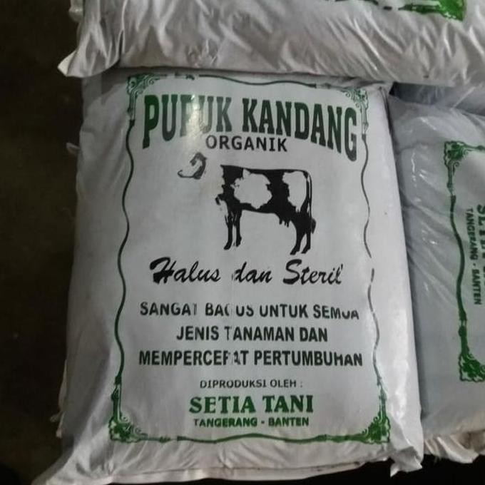 

Terlaris Pupuk Kandang Organik Kemasan 10 Kg Only Gosend