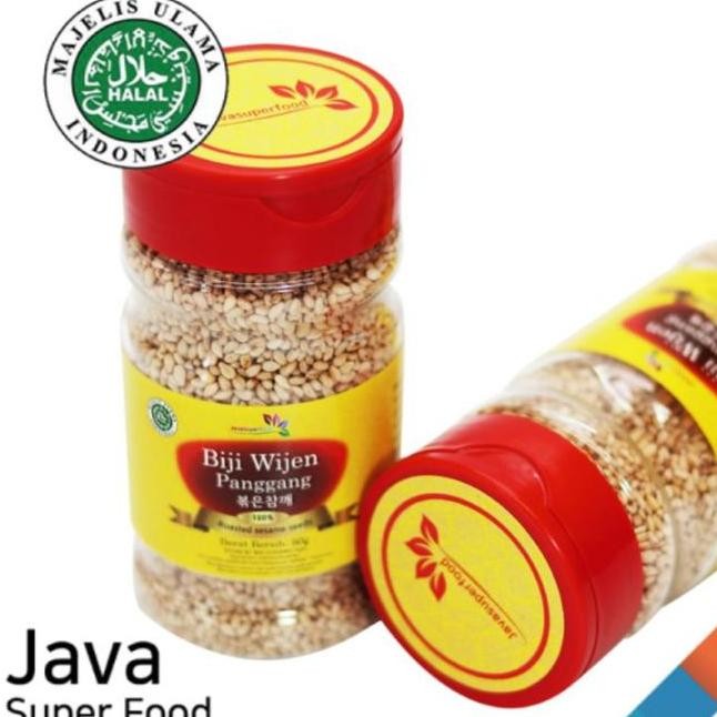 Terlaris Java Biji Wijen Panggang 50 Gram Botol Plastik (1Pc)