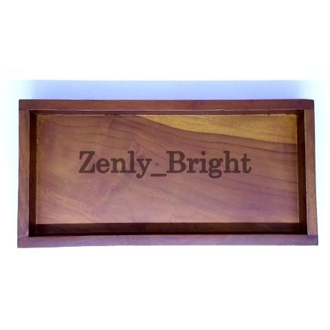 Nampan Kayu Jati "Propil" | Nampan Teh | Wooden Tray "Propil" | Amerta Living Premium