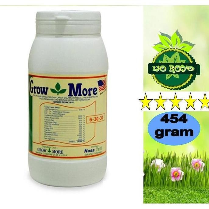 

Terlaris Ready Pupuk Growmore 6 30 30 454 Gram 500 Npk Buah Bunga Daun