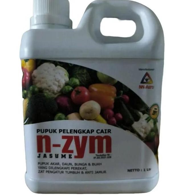 

Terlaris Pupuk Pelengkap Cair N - Zym N Zym N-Zym 1 Lt Plus Zpt Marolis Sayuran Padi Bunga Tanaman